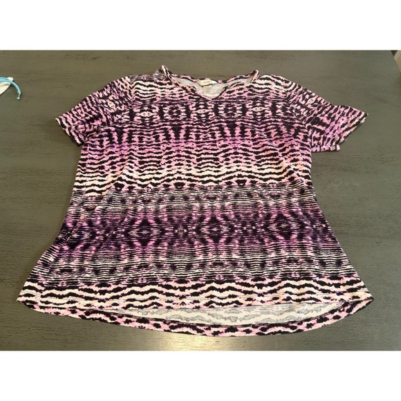 CJ Banks Tops - purple CJ BANKS shirt plus size 1X